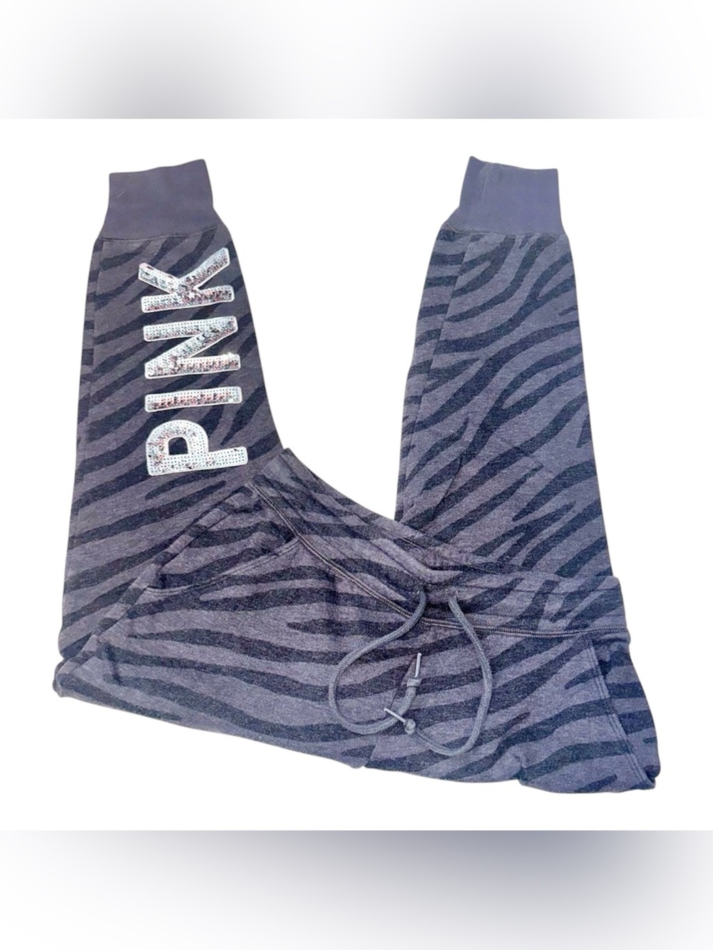 VS PINK Zebra Bling Joggers!
